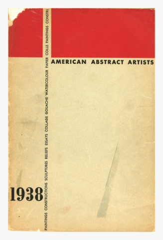 American Abstract Artists Exhibition Catalog, 1938